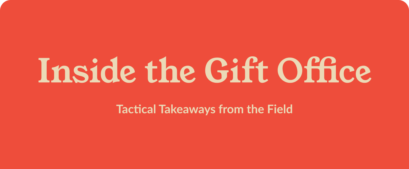 Inside the Gift Office